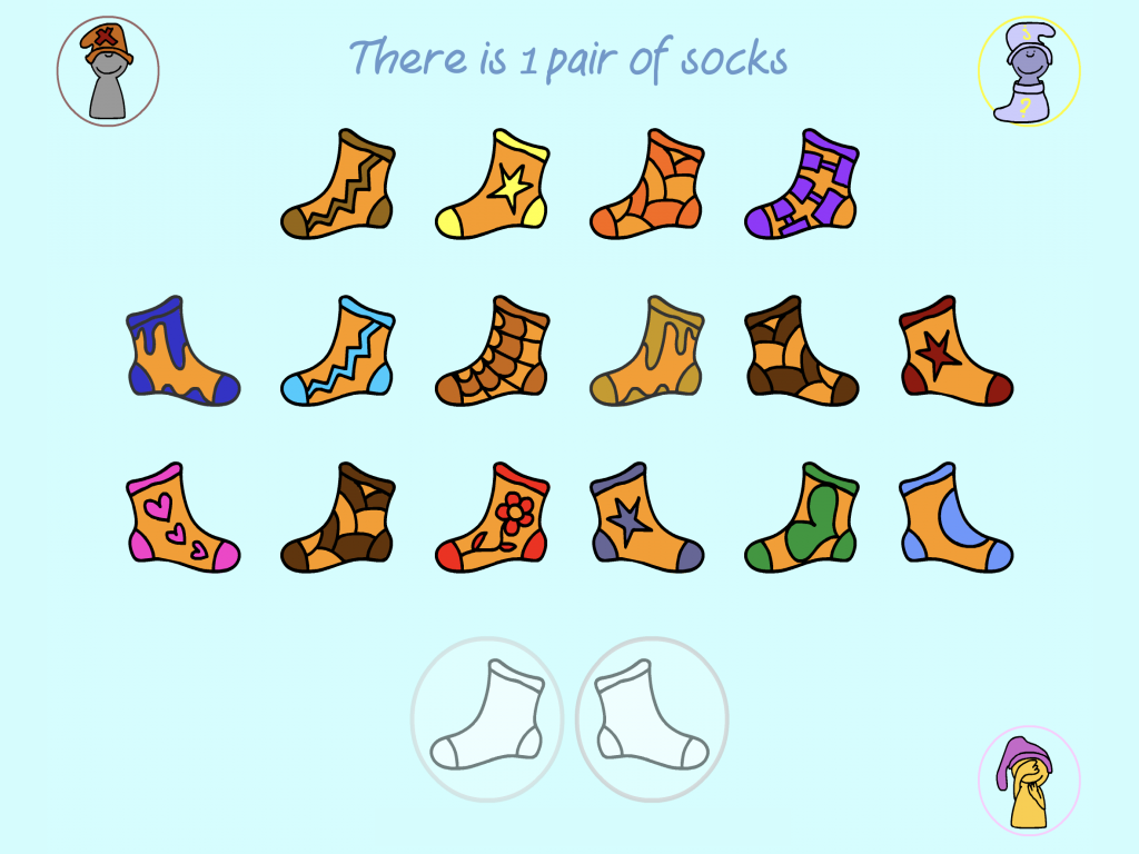 Socks Fun little games with socks